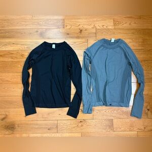 Mathcat Seamless Long Sleeve Workout Tops